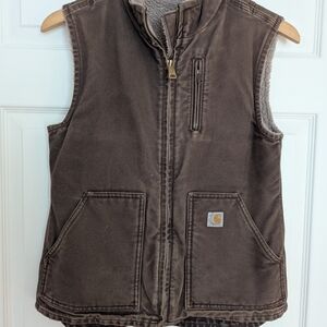 *SOLD* Carhartt Sherpa Lined Vest, Women's XS